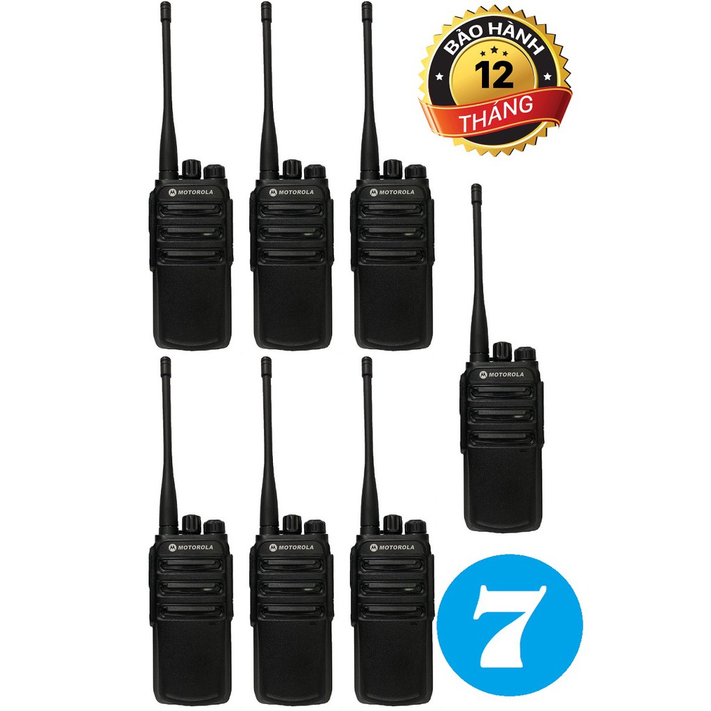 Bộ 7 Bộ đàm Motorola CP838 / CP-838(Siêu bền, Loa chống từ tính, Pin dung lượng lớn, cự ly liên lạc 1,5Km)