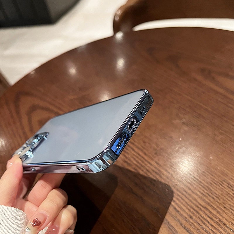 Ốp Điện Thoại Mềm Chống Sốc Bảo Vệ Ống Kính Máy Ảnh Cho iPhone 14 13 12 11 Pro Max Mini XS XR X 8 7 Plus