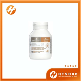 Bổ Sung Canxi Dạng Sữa Cho Bé Bioisland Canxi Milk Nội Địa Úc Hộp 90 Viên