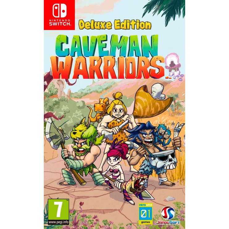 Đĩa game Nintendo Switch : Caveman Warriors Deluxe Edition