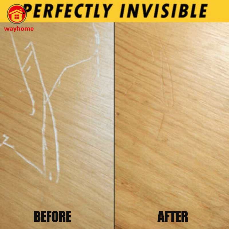 2 Pcs Instant Fix Wood Scratch Remover Repair Paint for Wooden Table Bed Floor