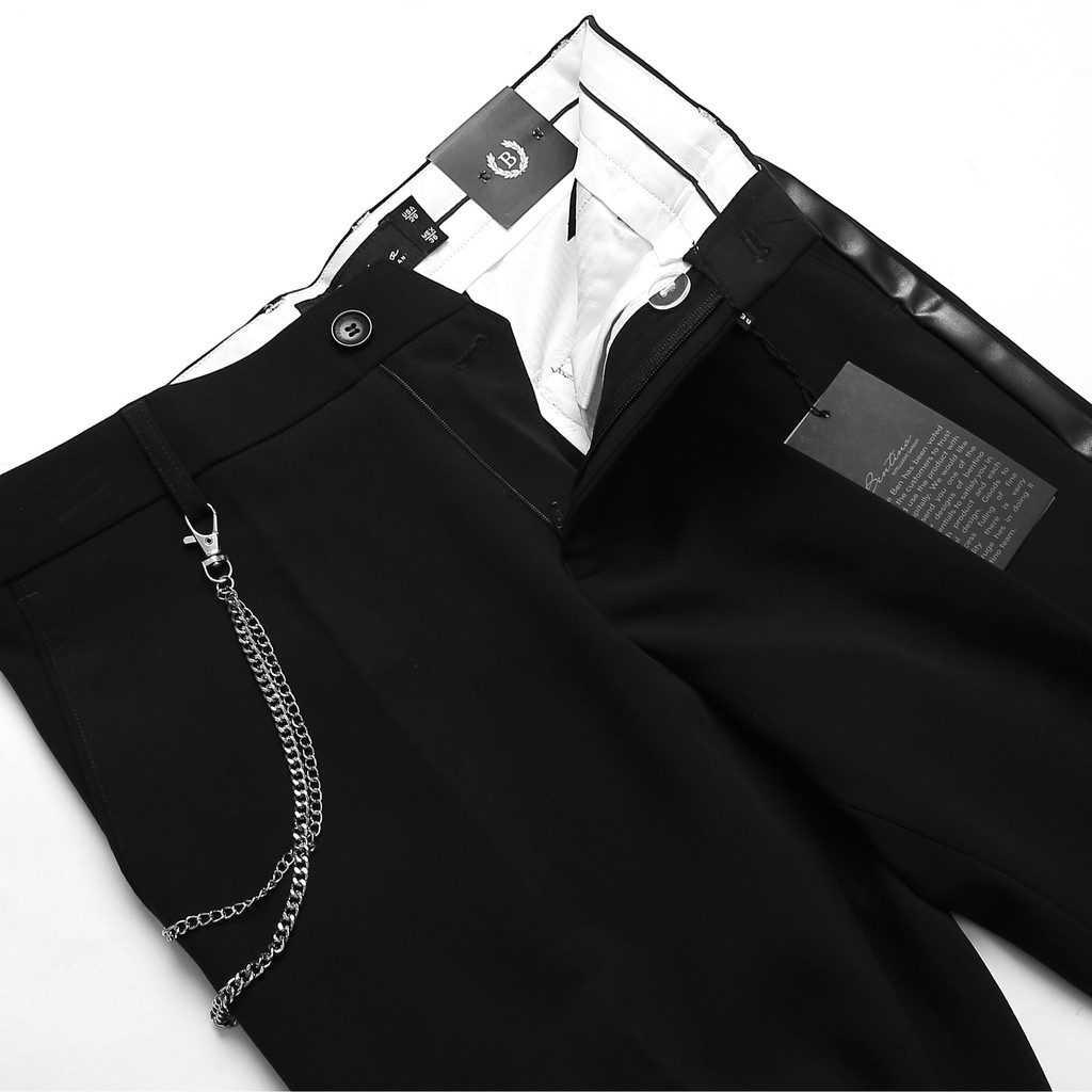 Quần âu nam phối da móc xích - BENTINO | BigBuy360 - bigbuy360.vn