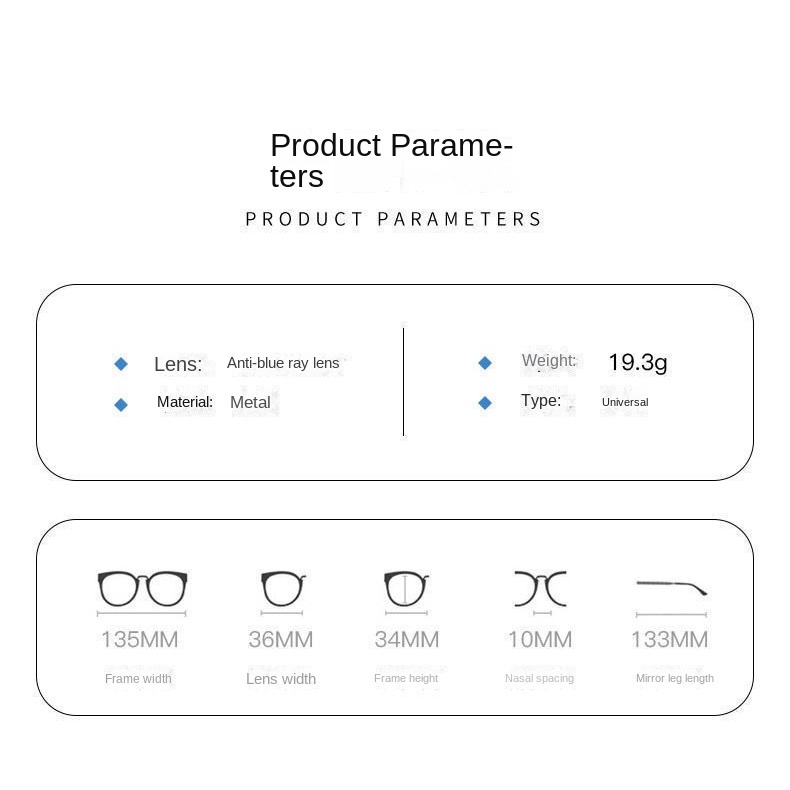 [+100°~+400°Kính Đọc Sách Siêu Nhẹ Chống Tia Sáng Xanh Thoải Mái Chống Mệt Mỏi Gấp Gọn Được Cho Nam Và Nữ
