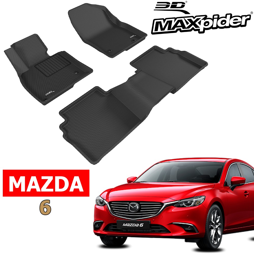 Thảm Lót Sàn MAZDA 6 chính hãng 3D MAXpider KAGU