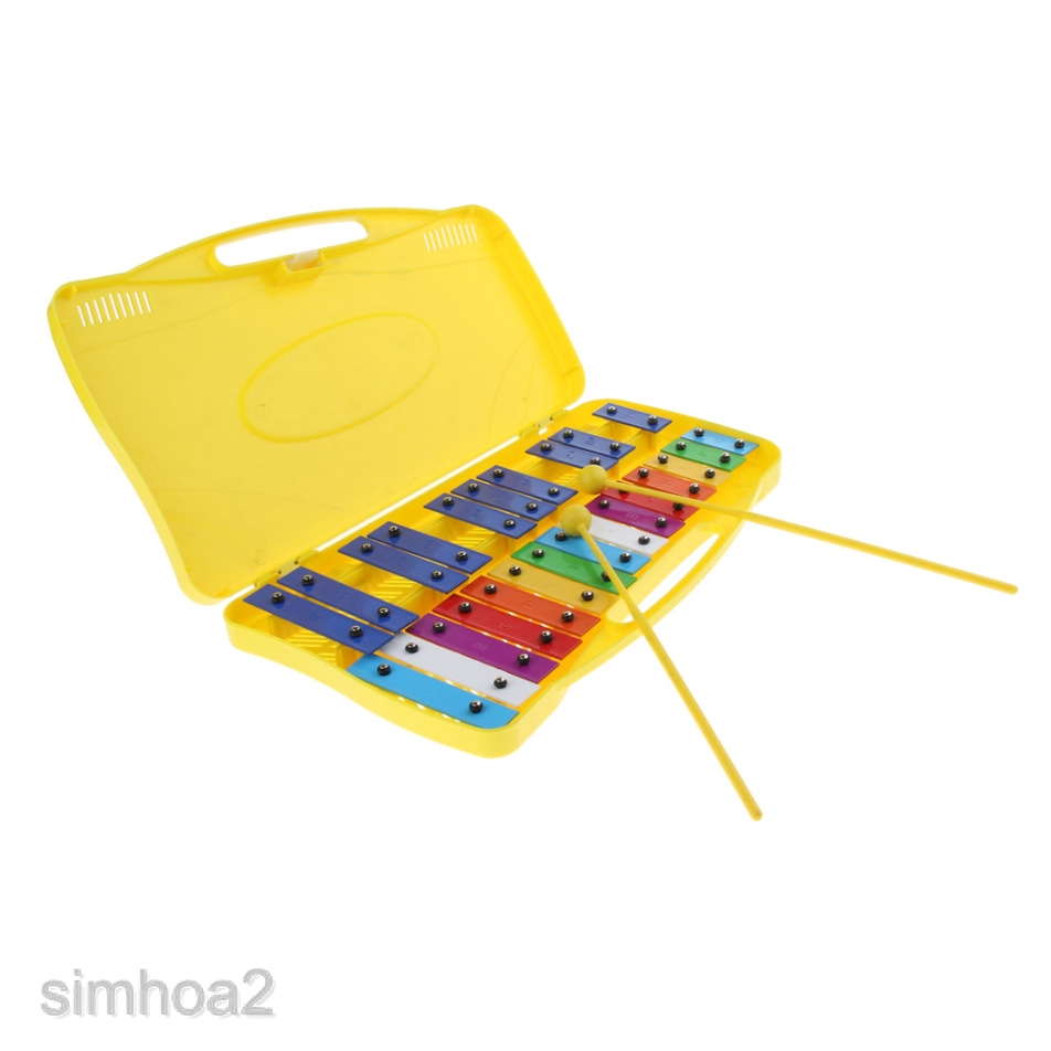 Colorful 25 Tones Xylophone with Case for Kids Musical Toy Christmas Gift