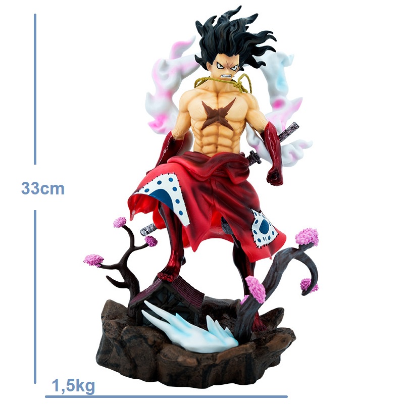 Mô hình Luffy Gear 4 Snake Man CLOUD STORE cao 33cm nặng 1,5kg, figure one piece, mô hình one piece anime