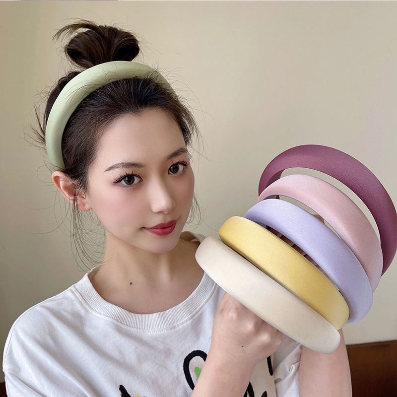 Phiên Bản Dày!F &amp; X Băng Đô Cài Tóc Bằng Xốp Cỡ Nhỏ Phong Cách Đơn Giản Chất Lượng Cao Thời Trang Mùa Hè 2022