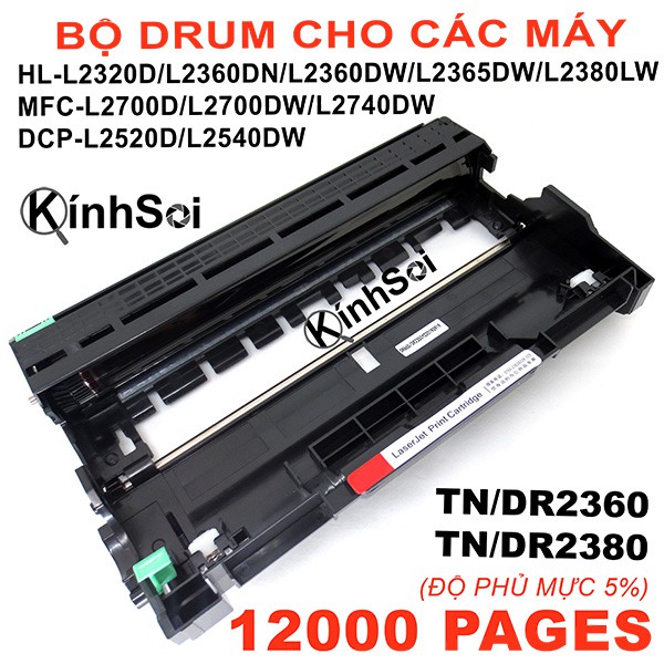 Bộ Drum Brother DR-2380/2360 DCP-L2520D/L2540DW, MFC-L2700D/L2700DW/L2740DW, HL-L2320D/L2360DN/L2360DW/L2365DW/L2380LW