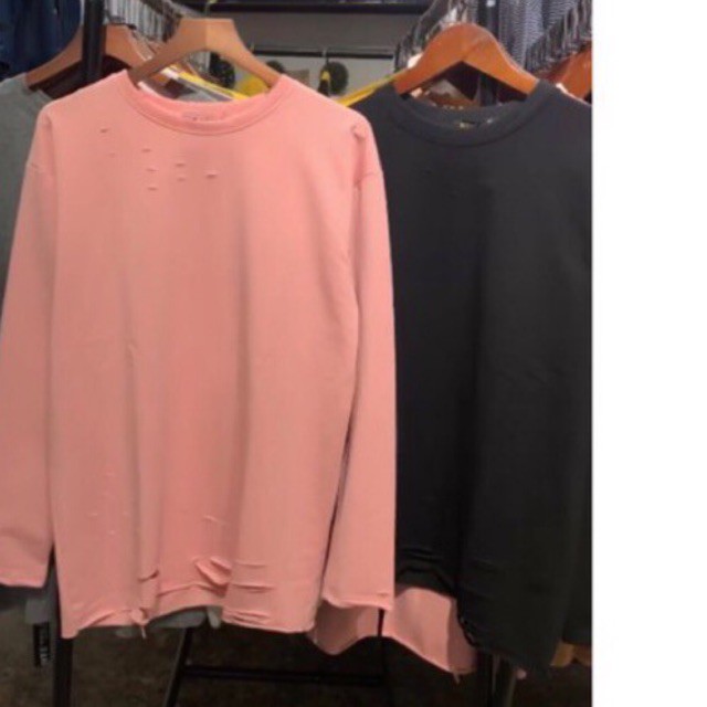 [Hình thật 100%] Áo sweater hoạ tiết rách cực chất -Hàng Shop | BigBuy360 - bigbuy360.vn