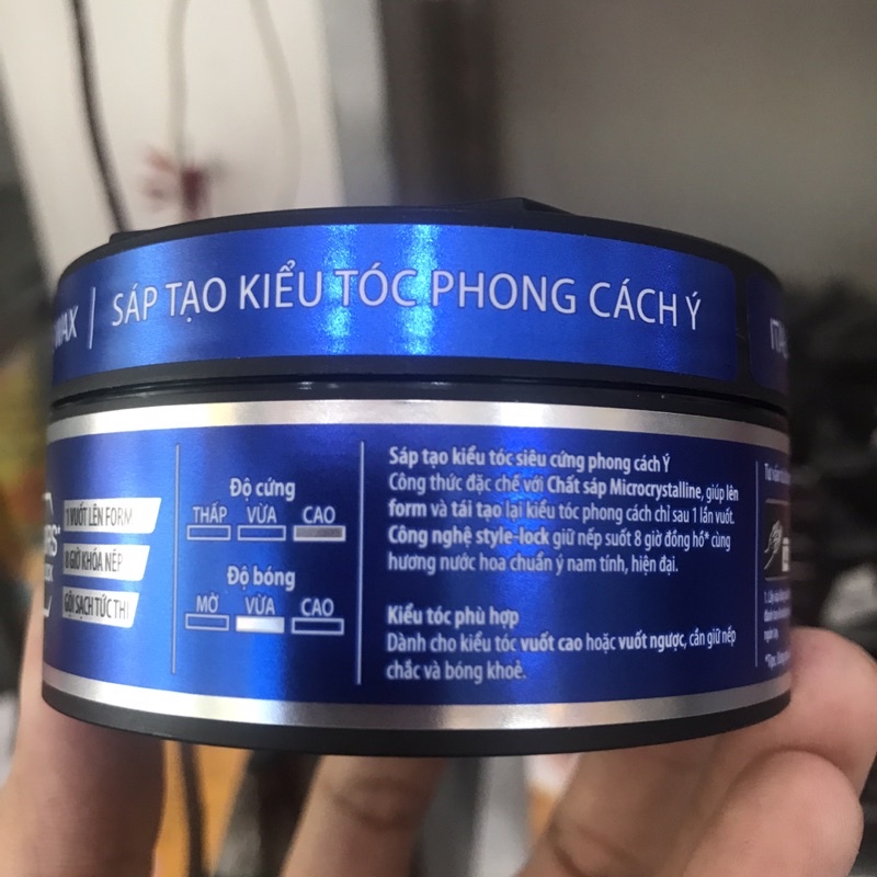Sáp tạo kiểu tóc Romano Spiky giữ nếp siêu cứng 68g