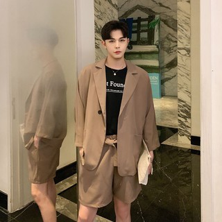 Set blazer nam áo + quần short