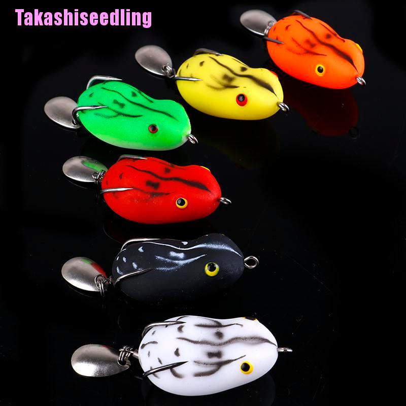 Mồi câu cá giả mềm mại hình con ếch