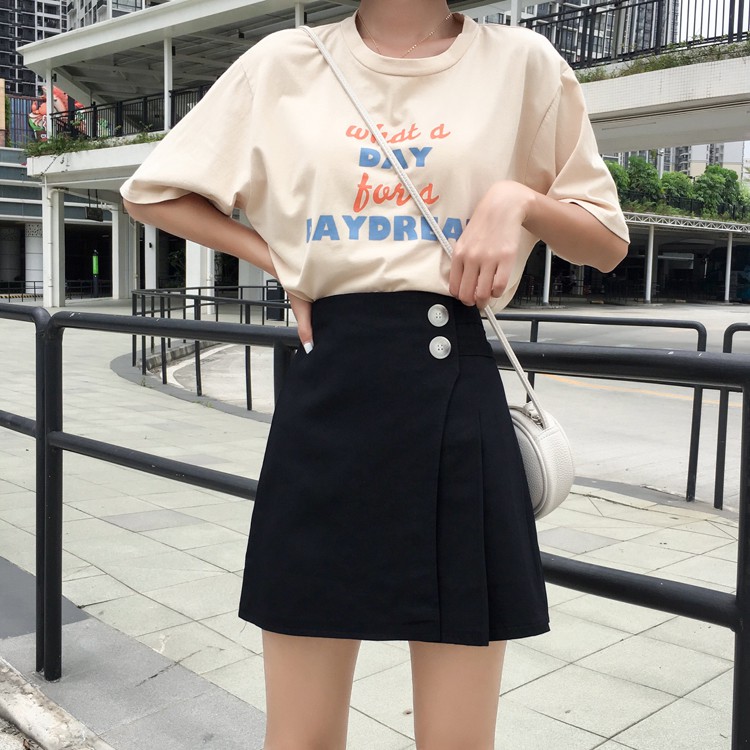 Chân Váy Xiaozhainv Dáng Chữ A Lưng Cao Dành Cho Nữ | BigBuy360 - bigbuy360.vn