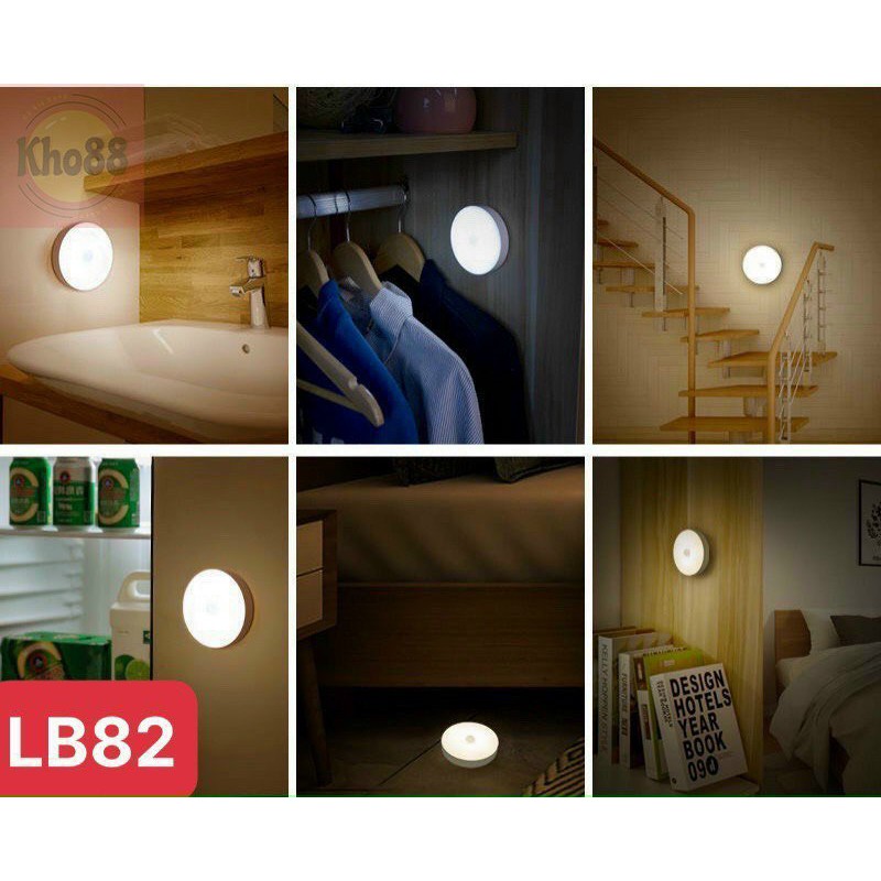 [FREE SHIP] ĐÈN LED CẢM BIẾN TỰ ĐỘNG DÙNG LÀM ĐÈN HÀNH LANG, ĐÈN TRONG TỦ QUẦN ÁO