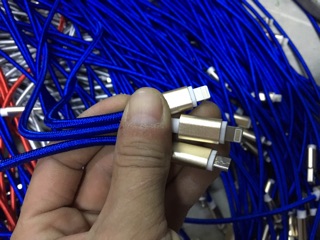 Dây sạc iphone, sam sung 3M