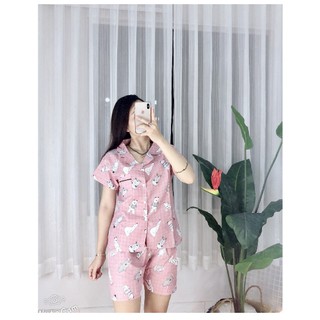 Bộ Pijama Kate Thái [Tay Ngắn Quần Ngắn]