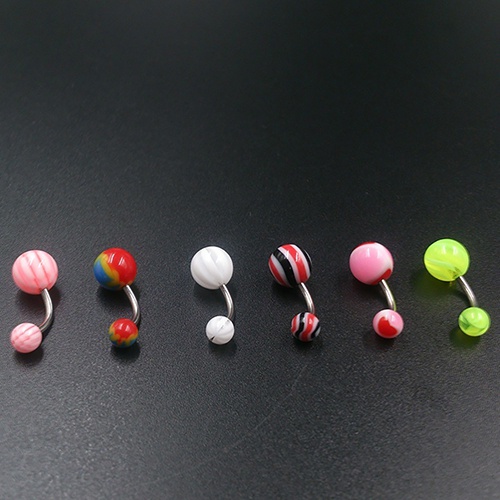 Set 10/30/50 Khuyên Rốn Bằng Thép Không Gỉ Cá Tính