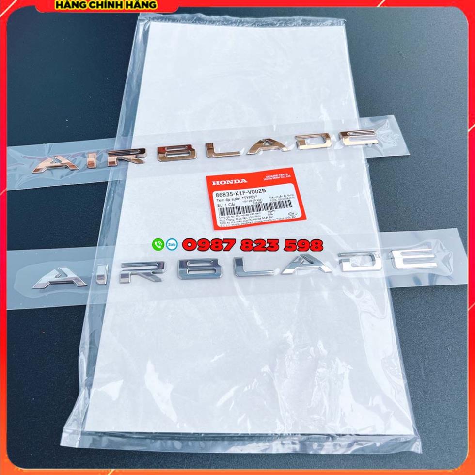 🏍 Tem chữ nổi AIR BLADE 2020   🏍