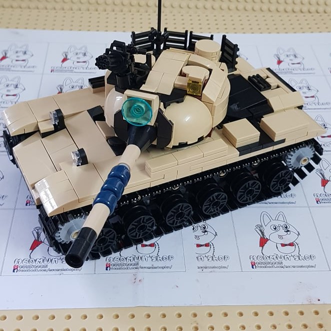 Lego - xe tank M60 mĩ - hàng thủ công bằng tay do Việt Nam sản xuất