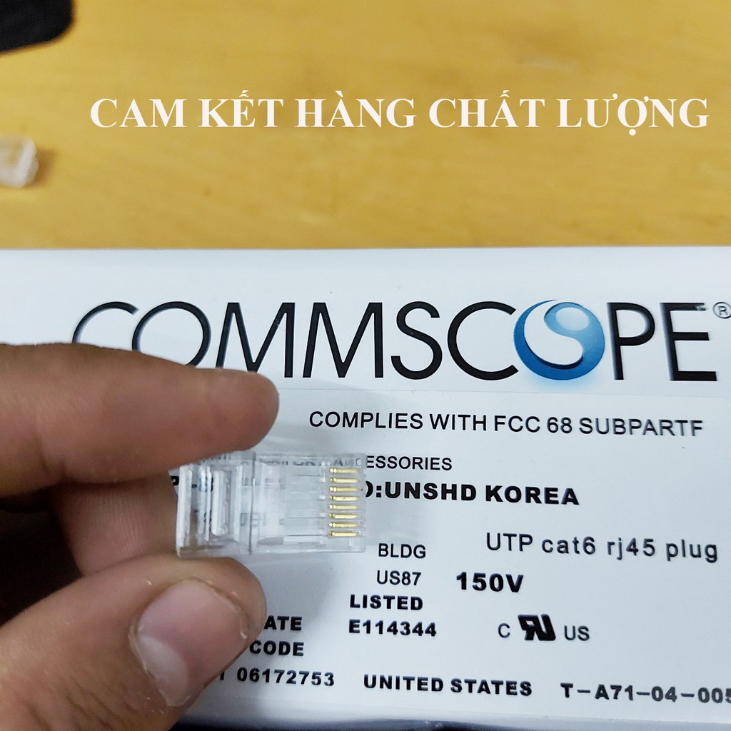 Hạt mạng RJ45 Cat6 COMMSCOPE Siêu Tốt