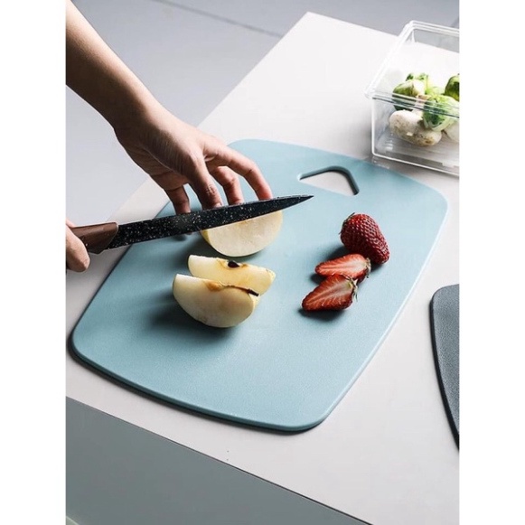 (giá sỉ)Combo 3 Thớt Nhựa Kháng Khuẩn Nhiều Màu, Khử Mùi, Chống Nấm Mốc, Chống Trượt