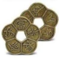 combo 5 đồng xu hoa mai