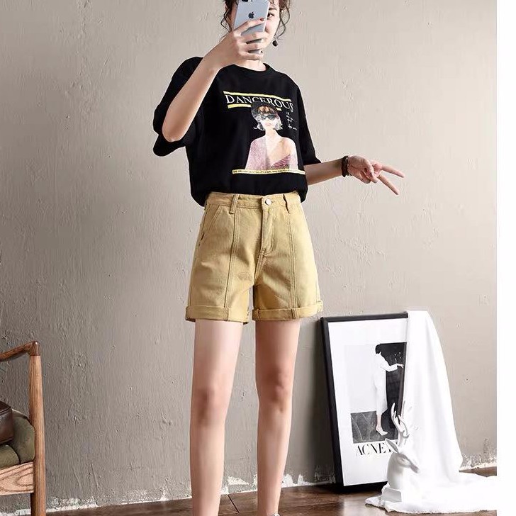 quần Short ống rộng phong cách ulzzang