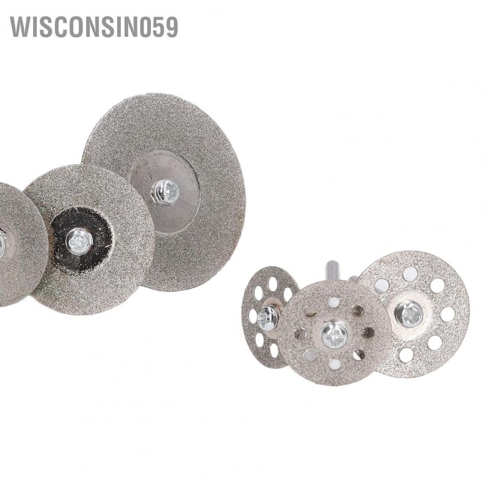 Wisconsin059 10Pcs Emery Cutting Wheel Set Thin Sharper High Accuracy Good Performance Accessory for Marble Concrete