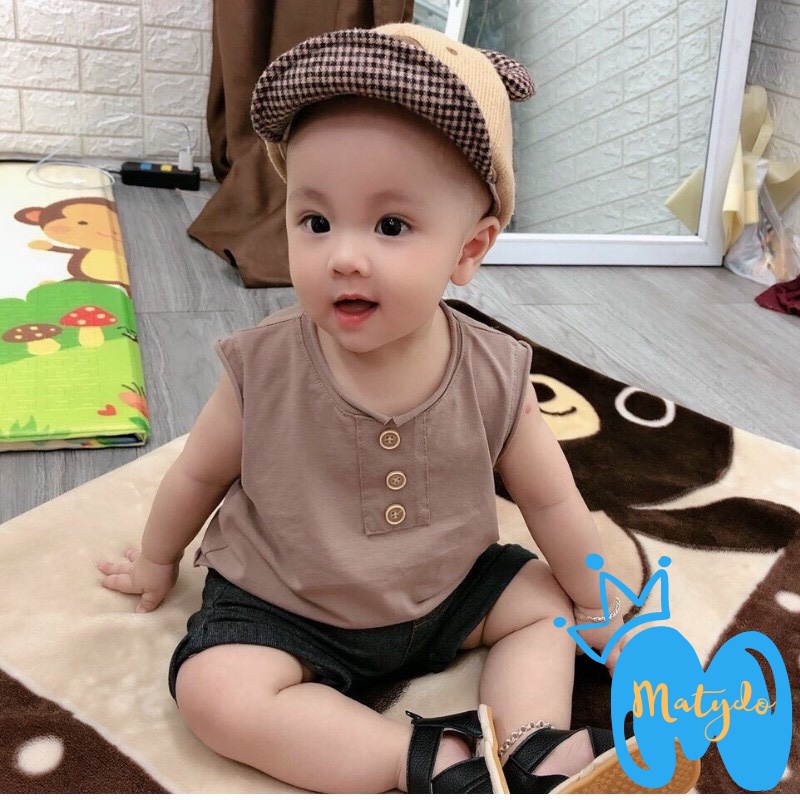 Bộ quần áo trẻ em cotton MATYDO set trang phục cho bé trai phong cách thời trang trẻ em đẹp BT05