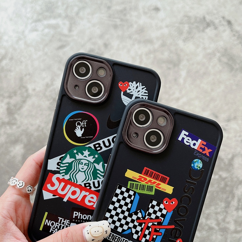 Ốp Điện Thoại Mềm Mạ Điện Hình Nhãn Hiệu Cho iPhone 7/8 Plus / X / XS / XR / XS MAX / 11/11 Pro / 11 Pro MAX