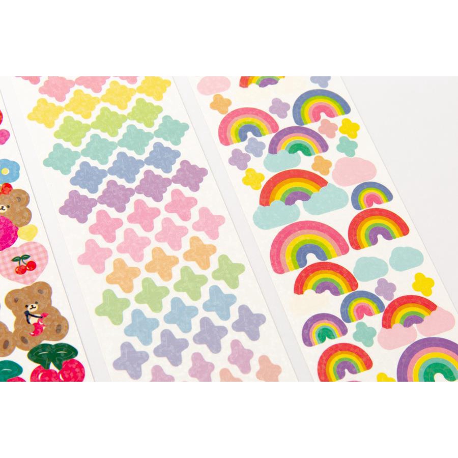 Set 9 Tấm Sticker ARTBOX Hàn Quốc Nhiều Họa Tiết Có Phong Bì Đựng Màu Pastel
