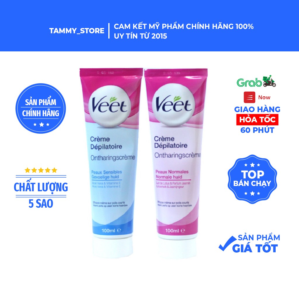 Kem tẩy lông Veet Silk Fresh 100g
