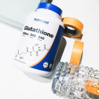 Nutricost Glutathione 500mg Thực Phẩm Bổ Sung Chống Lão Hóa, Giúp Trắng Da Cải Thiện Độ Đàn Hồi Cho Da