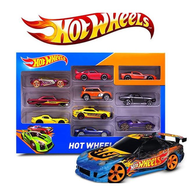 Bộ 10 Bánh Xe Đồ Chơi Hotwheels