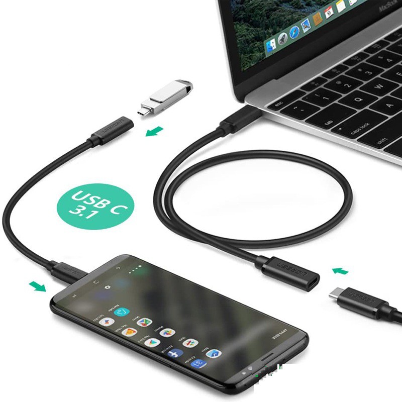 Cáp nối dài USB Type C 3.1 dài 0.5M Ugreen 40574