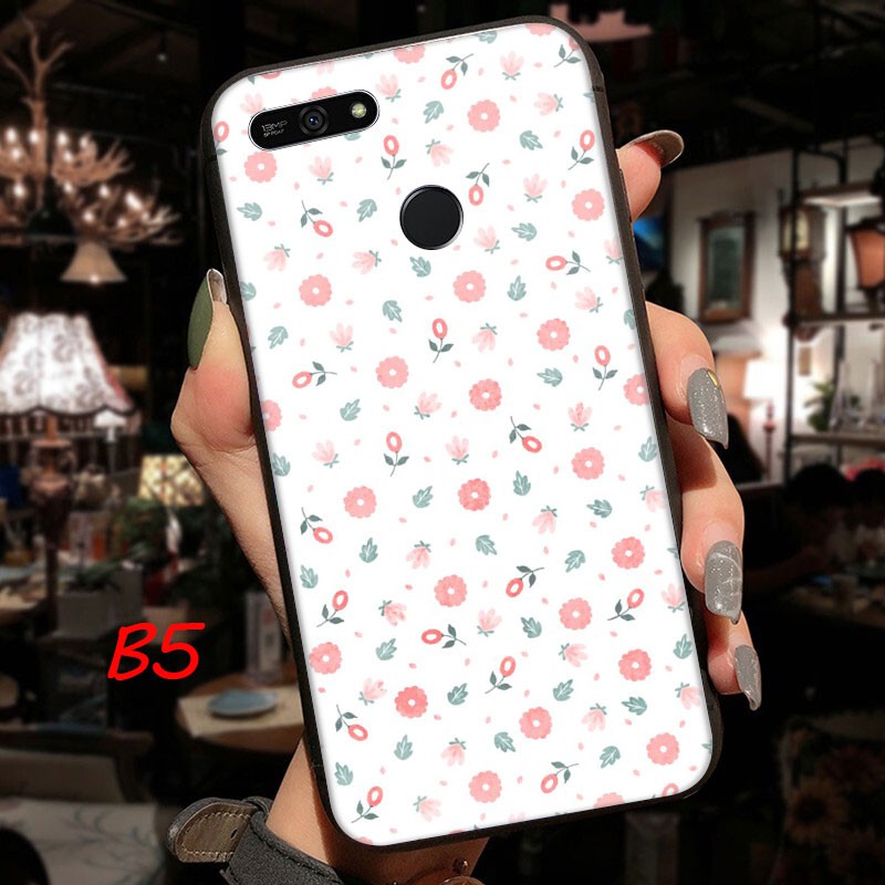 Ốp điện thoại silicone mềm hình hoa mùa xuân cho Huawei Y6 Y7 Y9 Prime 2019 Y6 2018 Y7 2019 Y6 Prime Y7 Prime 2019