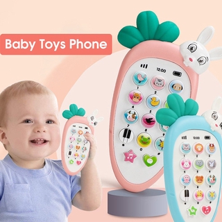 ⚡ready stock⚡ Baby smart toy phone, super cute carrot phone (Latest model 2020)