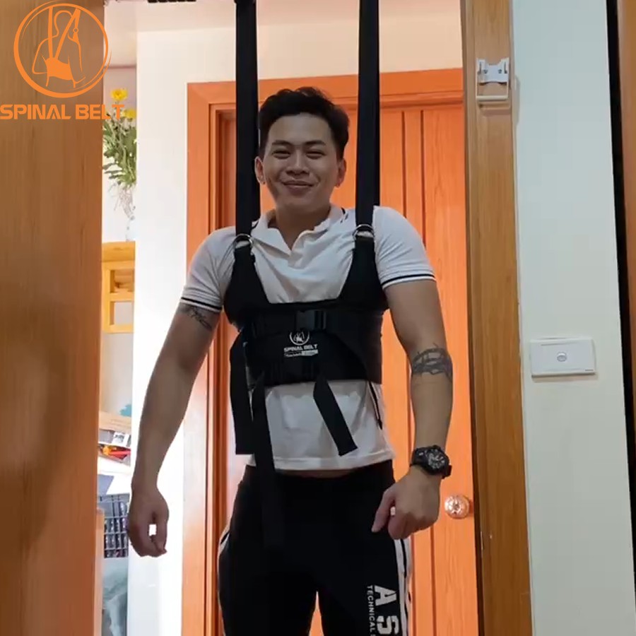 Dây Đai Treo Xà Đơn Trị Đau Lưng - Chính Hãng Của Spinal Belt