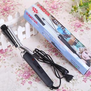 Máy uốn tóc kiêm lược điện đa năng (4499)