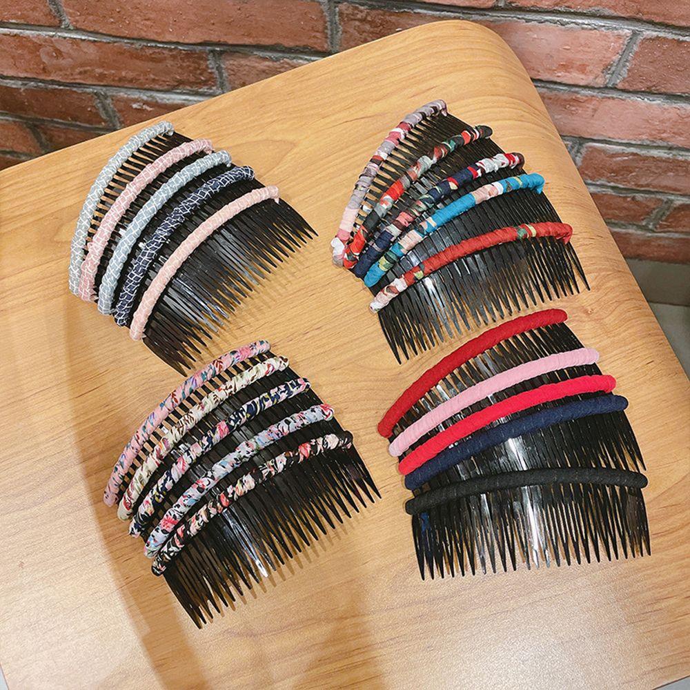 JARRED Lược Cài Tóc Cỡ Lớn Bằng Nhựa Resin Phong Cách Retro Hàn Quốc