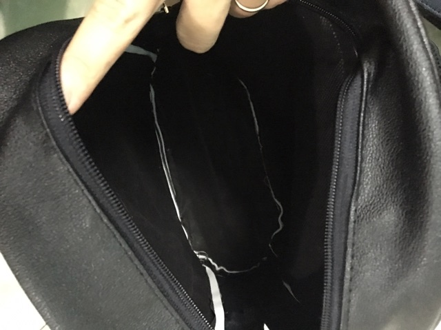 Balo xích da dê trần trám