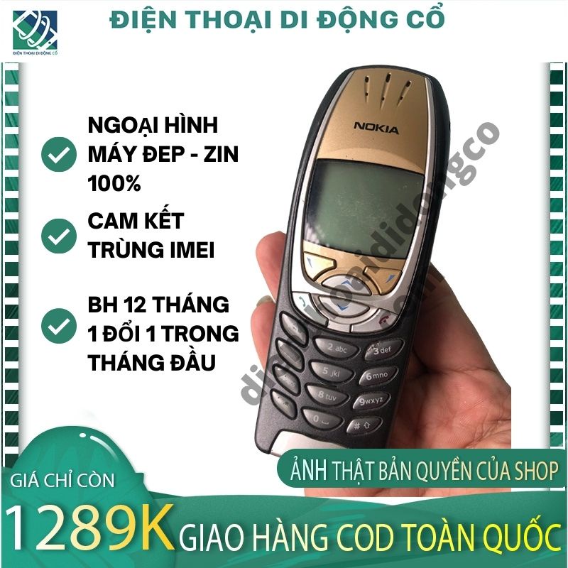 【CÓ VIDEO】Điện Thoại Cổ HÀNG HIẾM NOKIA 6310i BẢN ĐẶC BIỆT MÁY ĐẸP  - BẢO HÀNH 12 THÁNG 1 ĐỔI 1 TRONG 1 THÁNG ĐẦU.