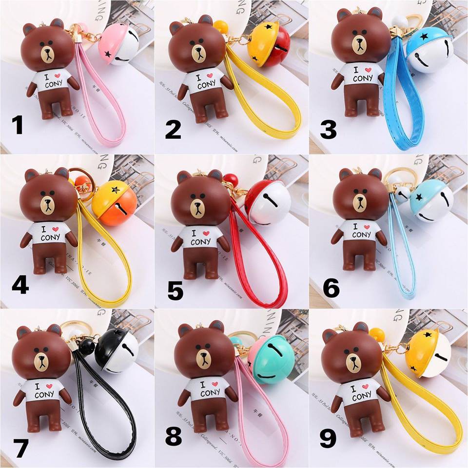 Móc khoá Gấu Brown - Thỏ Cony