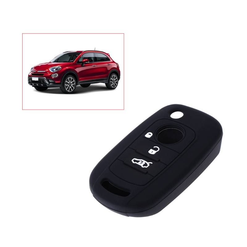 Vỏ Silicon Bảo Vệ Chìa Khóa Xe Hơi 500X Toro Tipo Egea 3 Nút Bấm