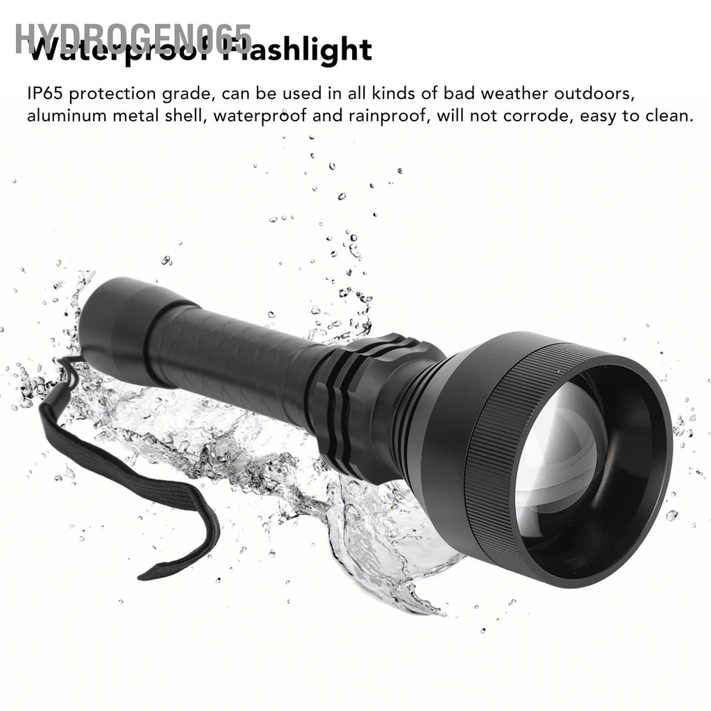 Hydrogen065 Đèn pin săn bắn 10W 850nm LED xoay tập trung hồng ngoại Tầm nhìn ban đêm Ánh sáng không thấm nước cho ngoài trời