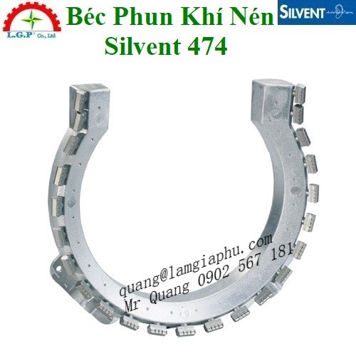 Silvent 475 L - Béc Phun Khí Nén Silvent 475 L ren kết nối cái G 3/4"