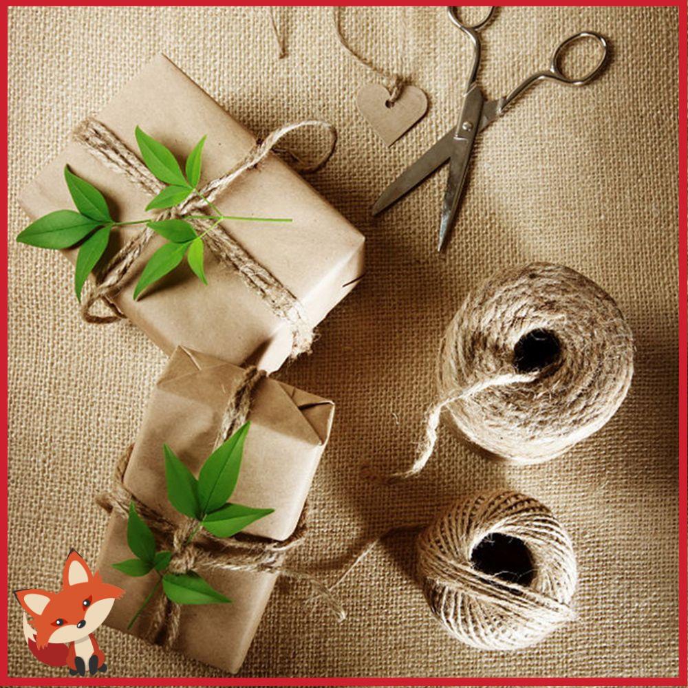 Dây Thừng Bằng Sợi Đay Tự Nhiên 30M Dùng Trang Trí Tiệc/Quà Tặng