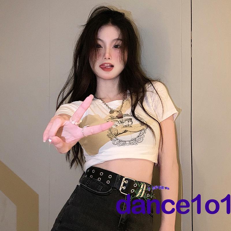 Crop Top Ba Lỗ In Hình Thiên Thần Dễ Thương 1O1