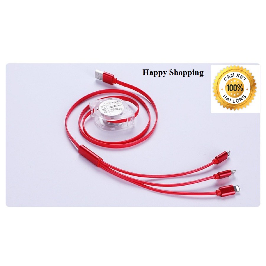 Cáp sạc đa năng 2 trong 1 hàng chuẩn