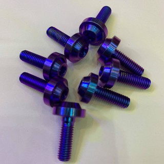 Ốc GR5 titanium 5 ly 1,5 phân đầu dù nhỏ